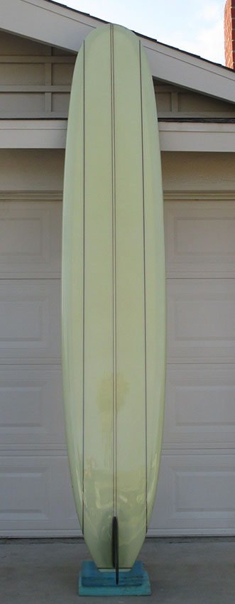Bottom of 1967 Bing Vintage Surfboard