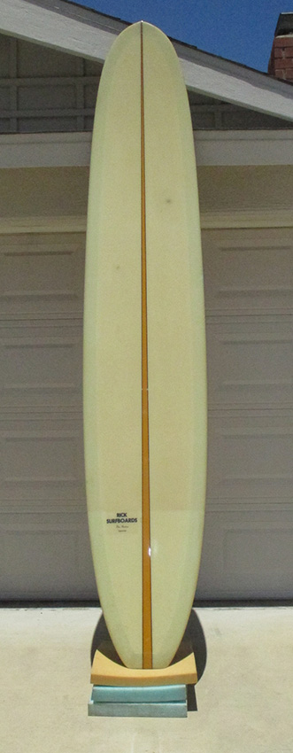 Deck of 1968 Rick Dru Harrison 'Improvisor'  Vintage Surfboard
