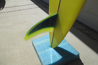 Fin of 1976 Steve Moret Vintage Surfboard