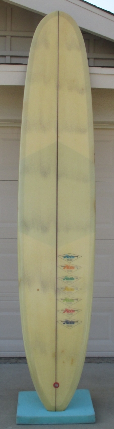 Deck of 1967 Hobie - Team Board - Vintage Surfboard
