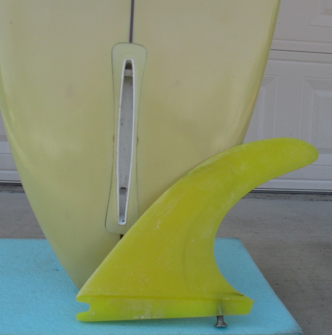 Fin of 1967 Hobie - Team Board - Vintage Surfboard